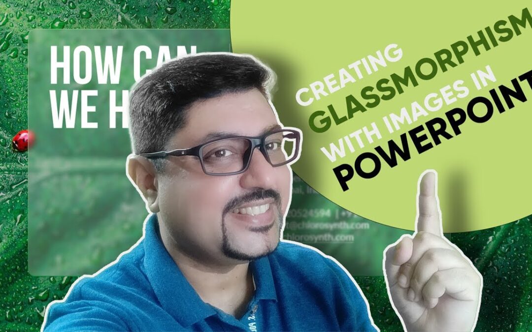 ✨ [ New Effect ] | Creating Glassmorphism with images in PowerPoint | By Learn With Tridib © ✨