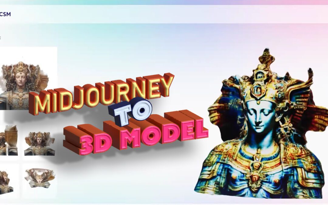 How to Convert Midjourney Images to 3D models using this FREE AI